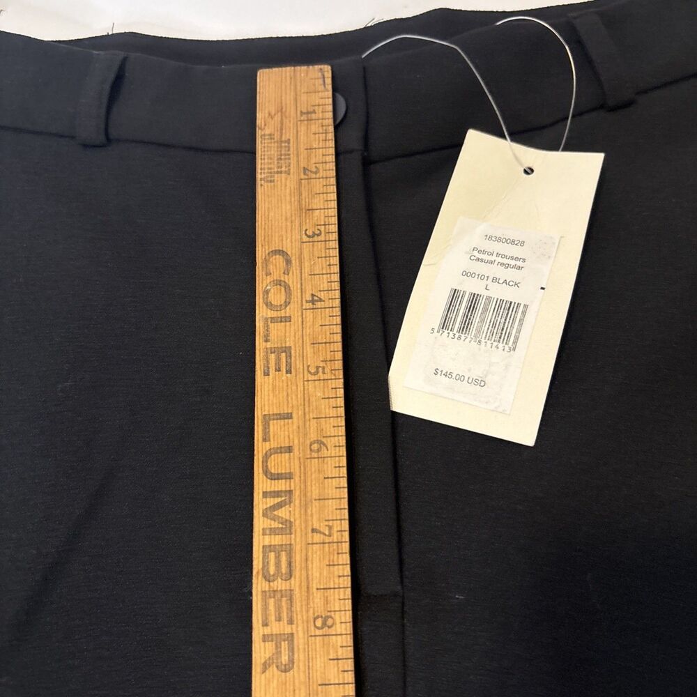 Masai Petrol Trousers Womens L Black Casual Regular Fit Lightweight NWT - Picture 14 of 16